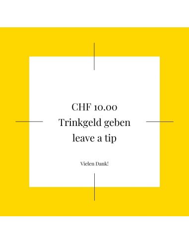 copy of Trinkgeld | tip | CHF 2.00