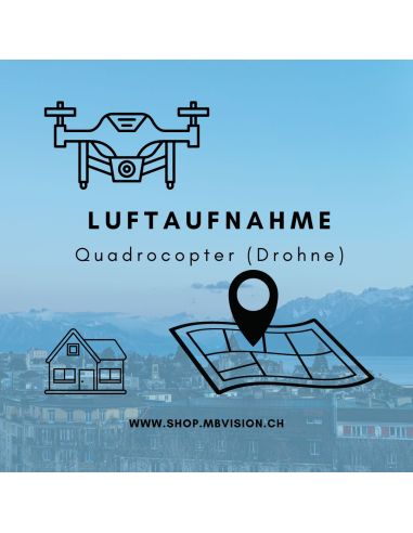 Luftaufnahme mit Quadrocopter (Drohne) mittel